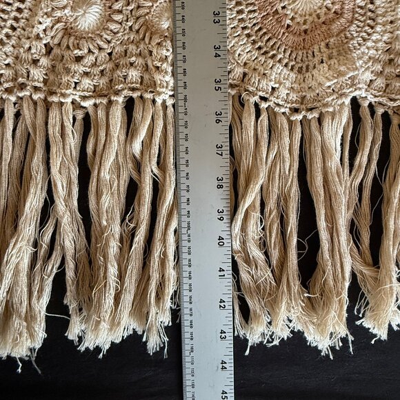 Free People x Flook Natalia Pieced Crochet Skirt Sz S - Picture 9 of 13